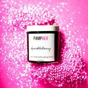 PAMPHER SPARKLEBERRY HAND + BODY EXFOLIANT SCRUB